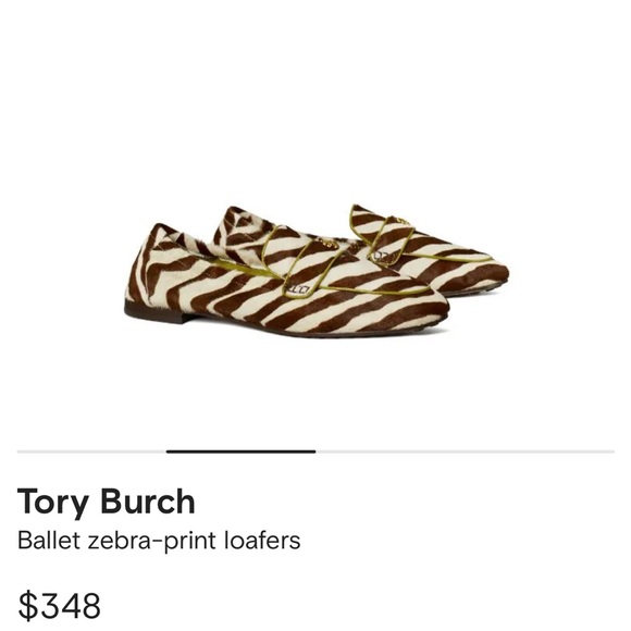 Tory Burch
Ballet zebra-print loafers $419 NWT - Picture 4 of 8